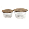 Salontafel set Havana wit (2 stuks)