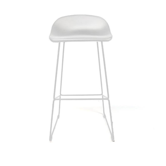 Scandinavische barkruk Simplistic wit