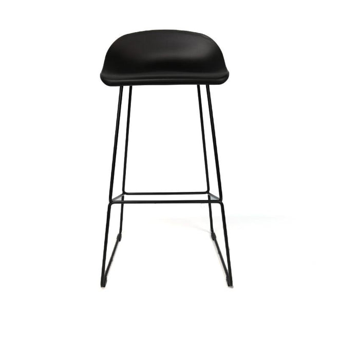 Scandinavische barkruk Simplistic zwart