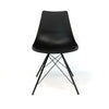 Scandinavische eetkamerstoel Minimal zwart