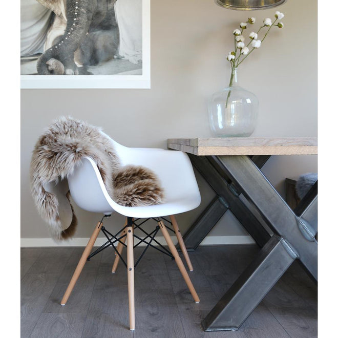 Schapenvacht bruin exclusief  lam vel