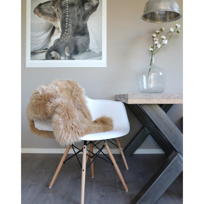 Schapenvacht camel lam vel