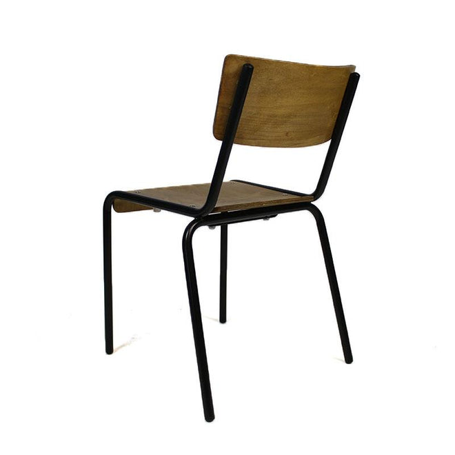 Eetkamerstoel School Chair Vintage hout
