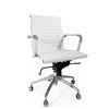 Small partner bureaustoel wit