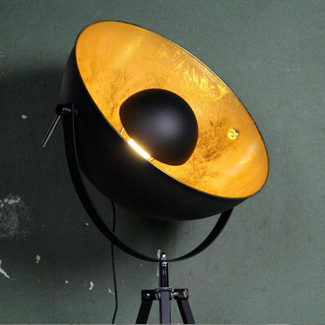 Vloerlamp Rising Sun - Industriële driepoot