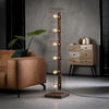 Industriële vloerlamp Jolie Cage 6-lichts