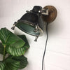 Industriële wandlamp Zach hout metaal